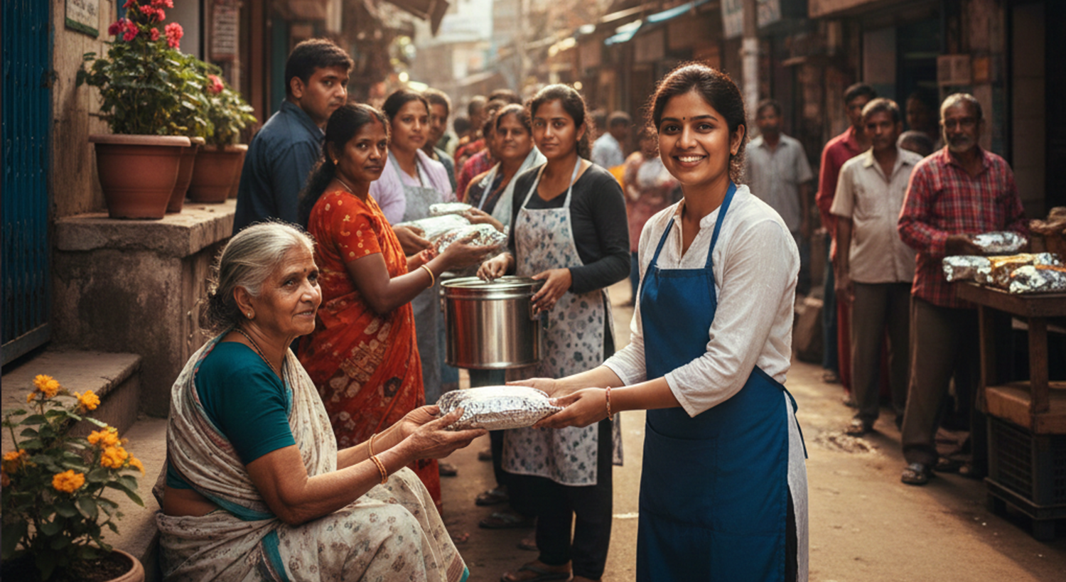 Mega Annadan Drive for Homeless Elders