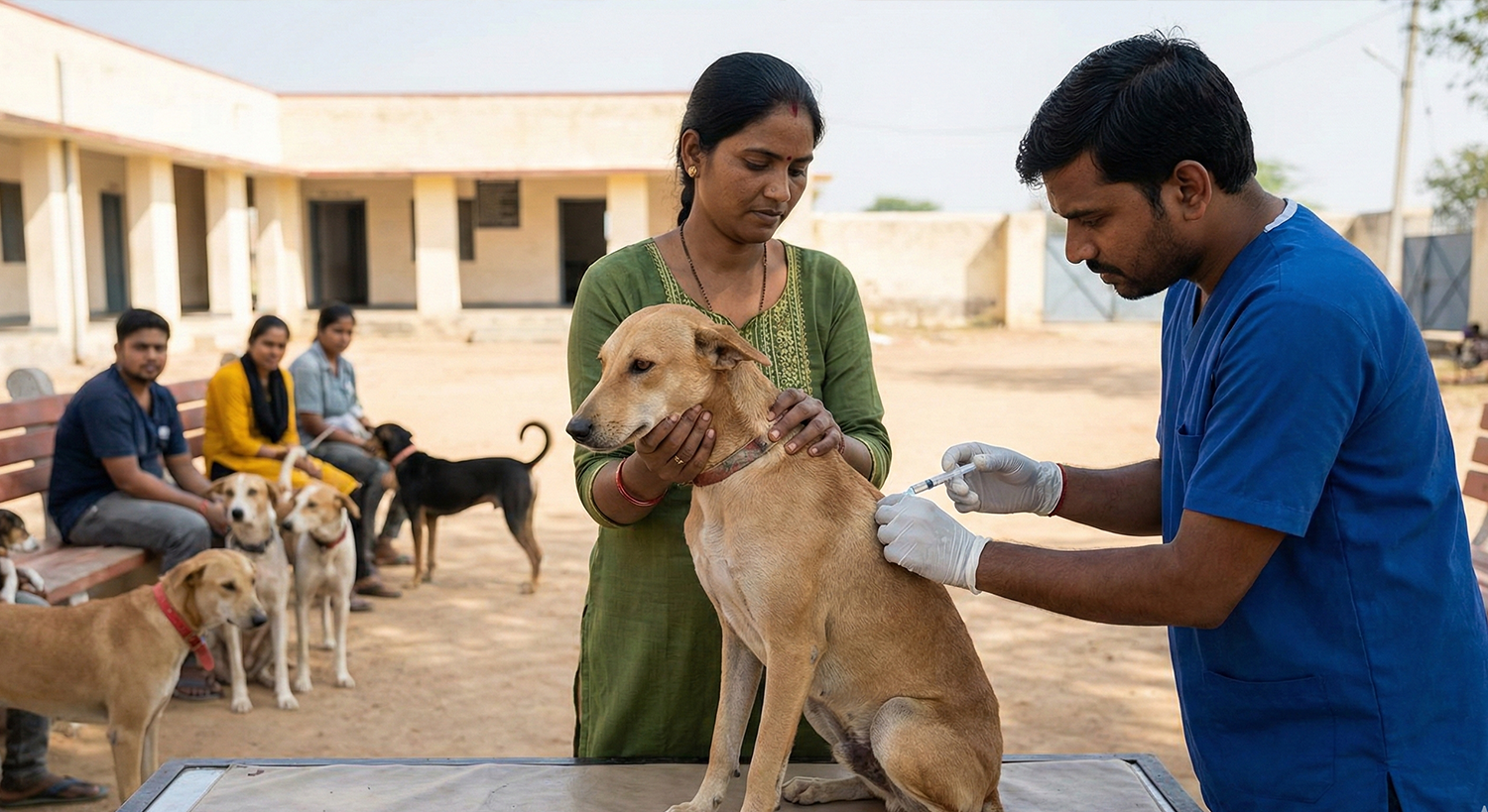 Vaccination and Check-up Day for Stray Dogs