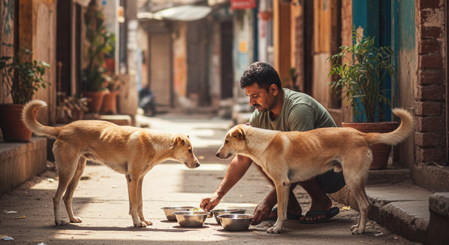 Nourish the Needy Paws: Regular Feeding for Stray Dogs