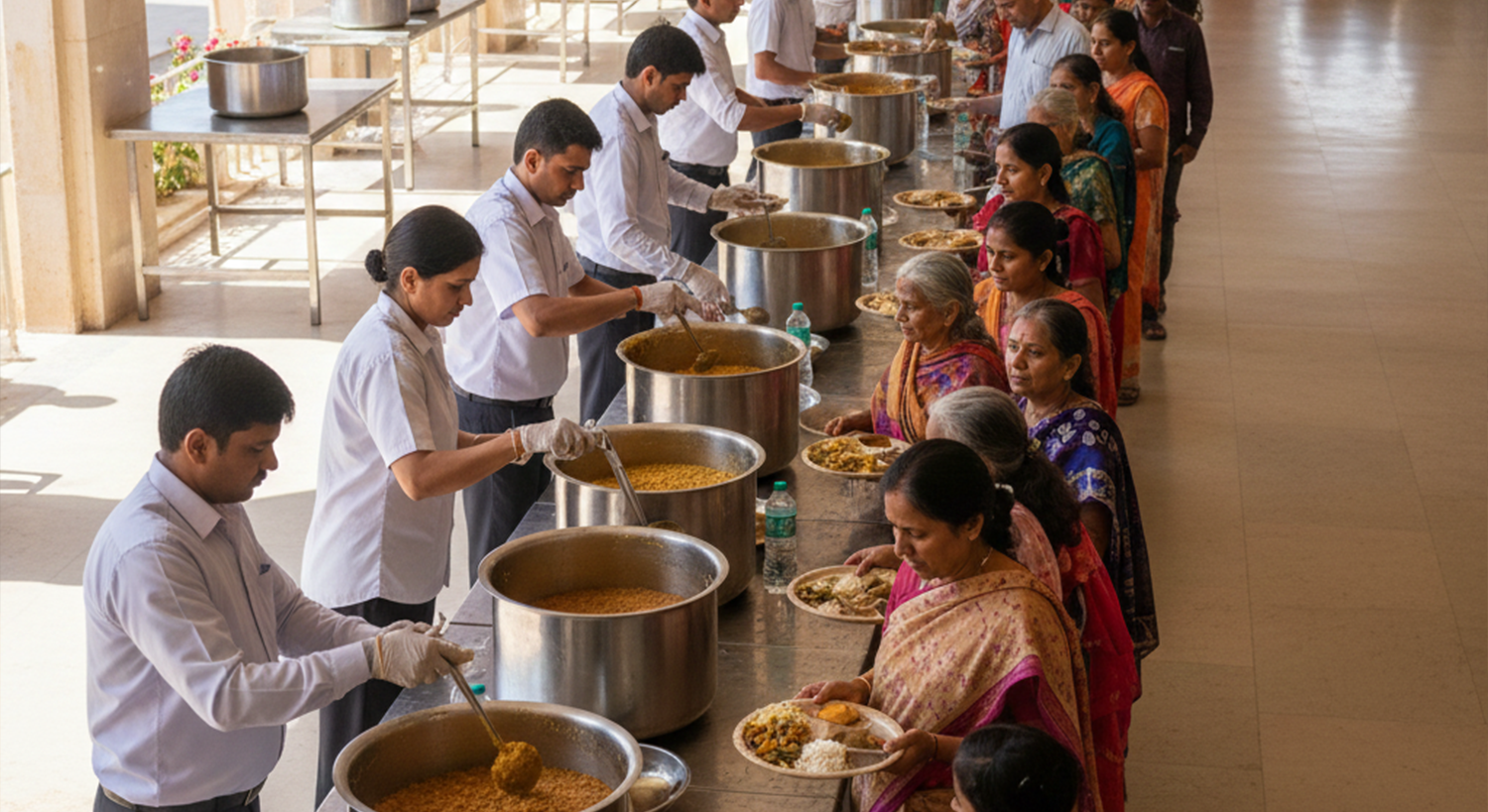 Daily Annadan Seva Milestone: 10,000 Meals Served This Month