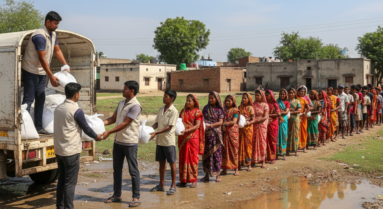 Emergency Relief Efforts Avert Crisis for Flood-Affected Families